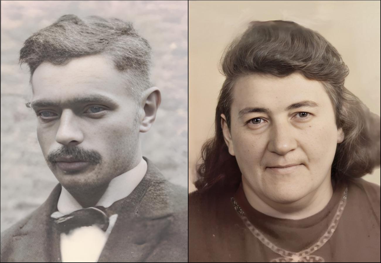    Louis Koyen en Johanna Michielsen trouwden in 1920 (archief Fam.Koyen)